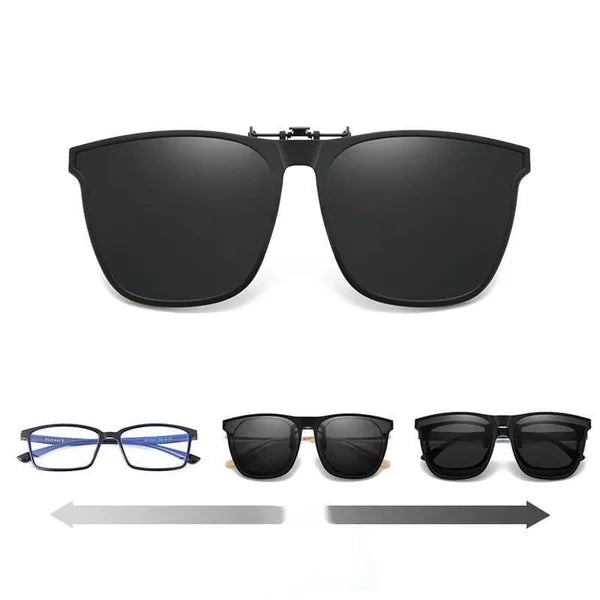 OogZeker ClipSunglasses – Lightweight Polarized UV400 Clip-on for Glasses Wearers | Kalsten