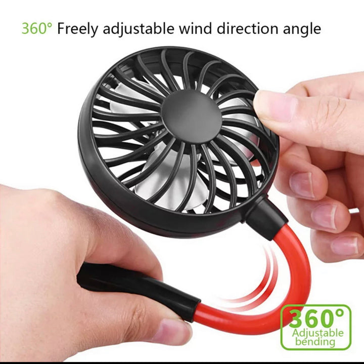 USBPortable Fan Cold Fan Hands Free Neck Fan Hanging Rechargeable Mini Sports Fan | Kalsten