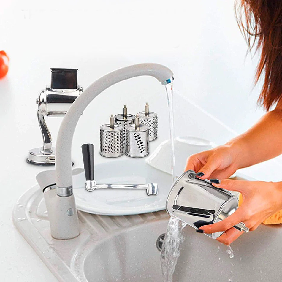 Kalsten | Multi-Functional Kitchen Rotary Food Grater Slicer