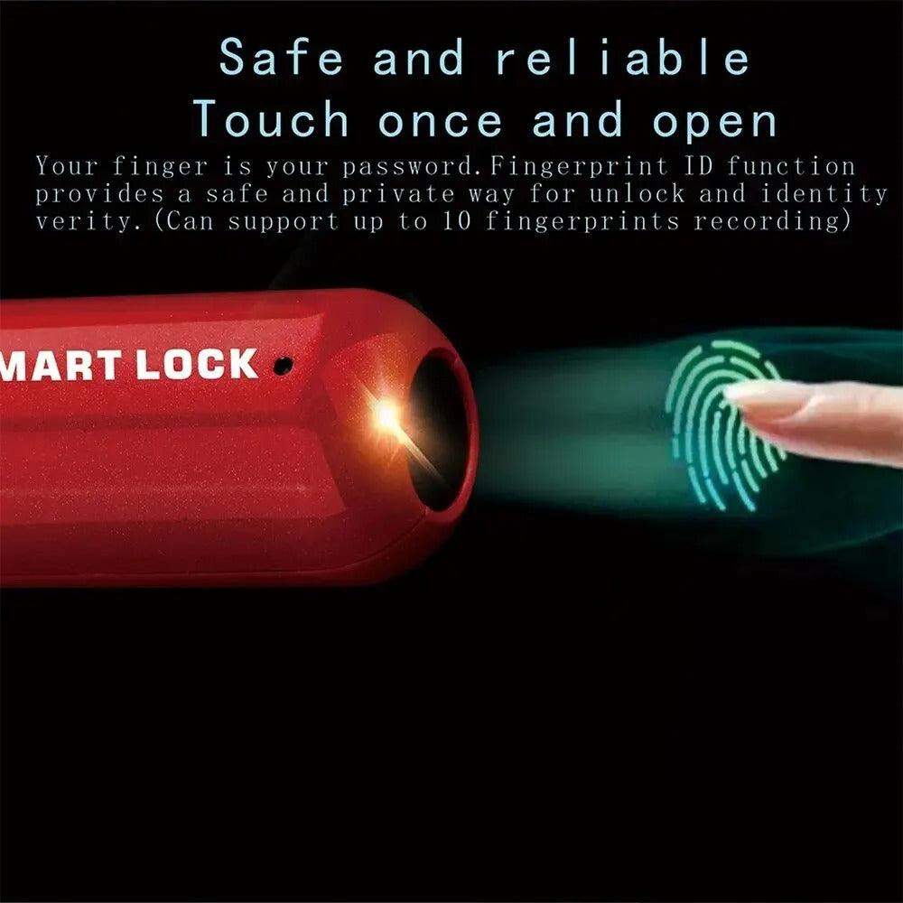 BowLift | FingerScan Lock – Smart Fingerprint Padlock without Keys or Codes