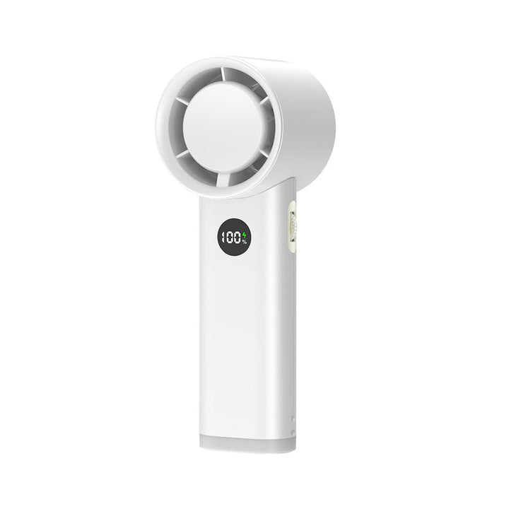 3600mAh USB Rechargeable Handheld Fan with LED Lamp | Kalsten