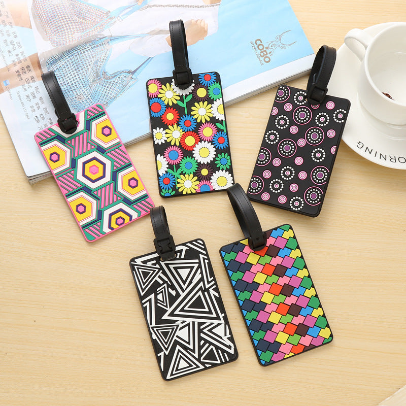 Unisex Vibrantly Patterned Travel Luggage Tag Kalsten