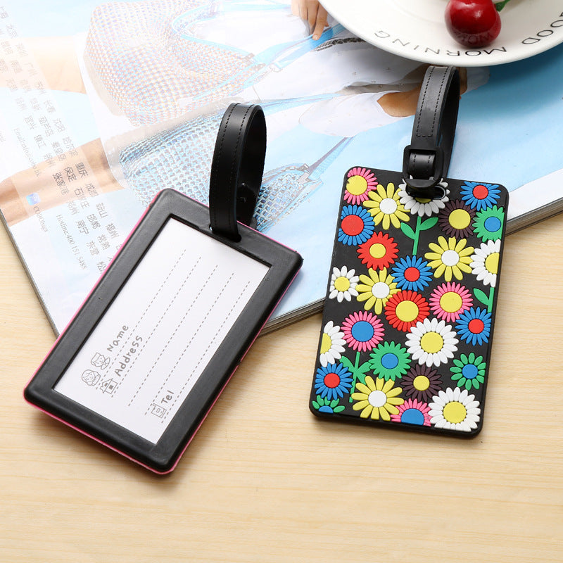 Unisex Vibrantly Patterned Travel Luggage Tag Kalsten