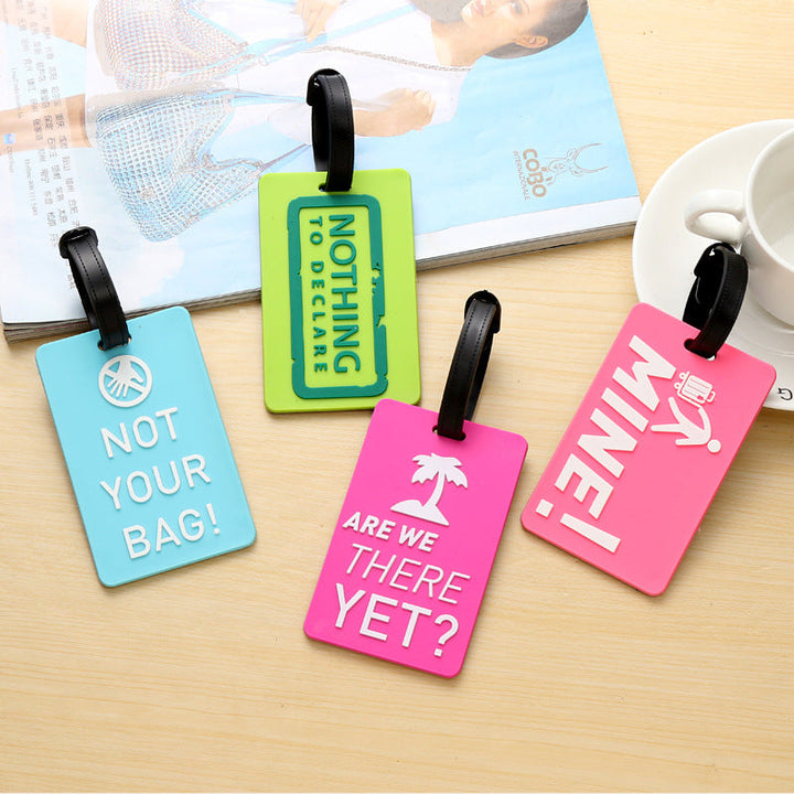 Unisex Fun Travel-Themed Luggage Tag Kalsten