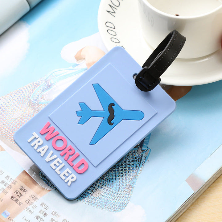 Unisex Whimsical Road-Themed Luggage Tag Kalsten