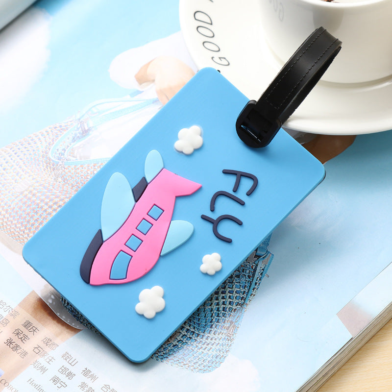 Unisex Whimsical Road-Themed Luggage Tag Kalsten