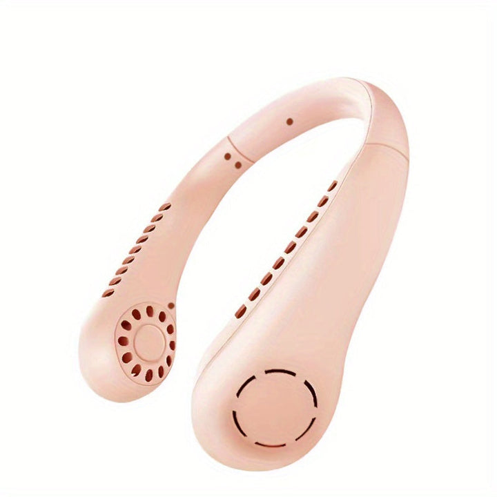 1Pc New Mini Neck Fan Portable Bladeless Hanging Neck Rechargeable Air Cooler 3 Speed Mini Summer Sports Fans | Kalsten
