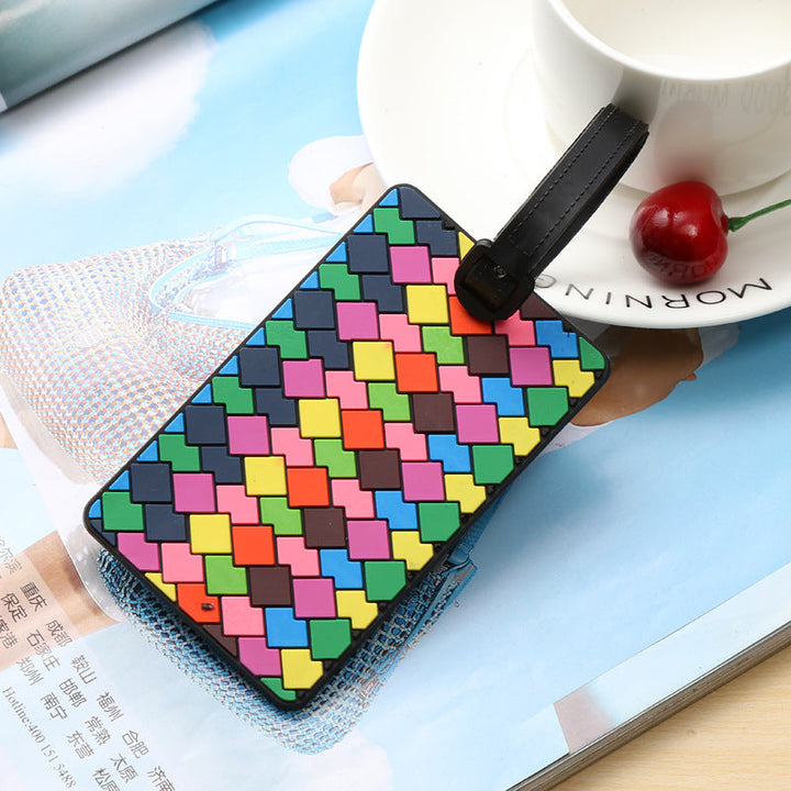 Unisex Vibrantly Patterned Travel Luggage Tag Kalsten