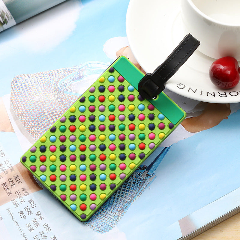 Unisex Vibrantly Patterned Travel Luggage Tag Kalsten
