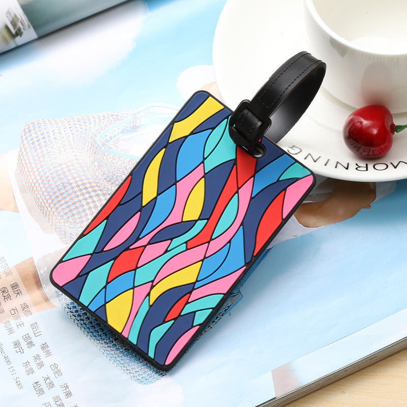 Unisex Vibrantly Patterned Travel Luggage Tag Kalsten