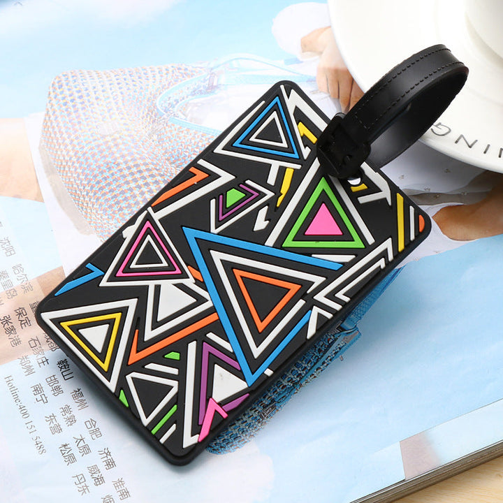 Unisex Vibrantly Patterned Travel Luggage Tag Kalsten