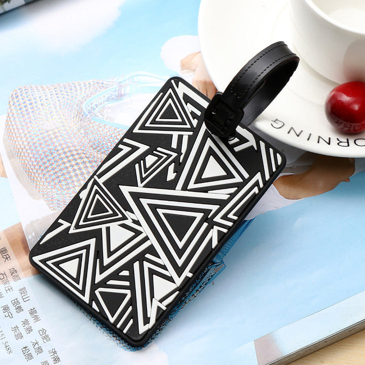 Unisex Vibrantly Patterned Travel Luggage Tag Kalsten