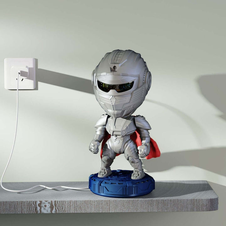 Mech Warrior Starry Sky Projection Lamp Ambience Light Ornaments | Kalsten