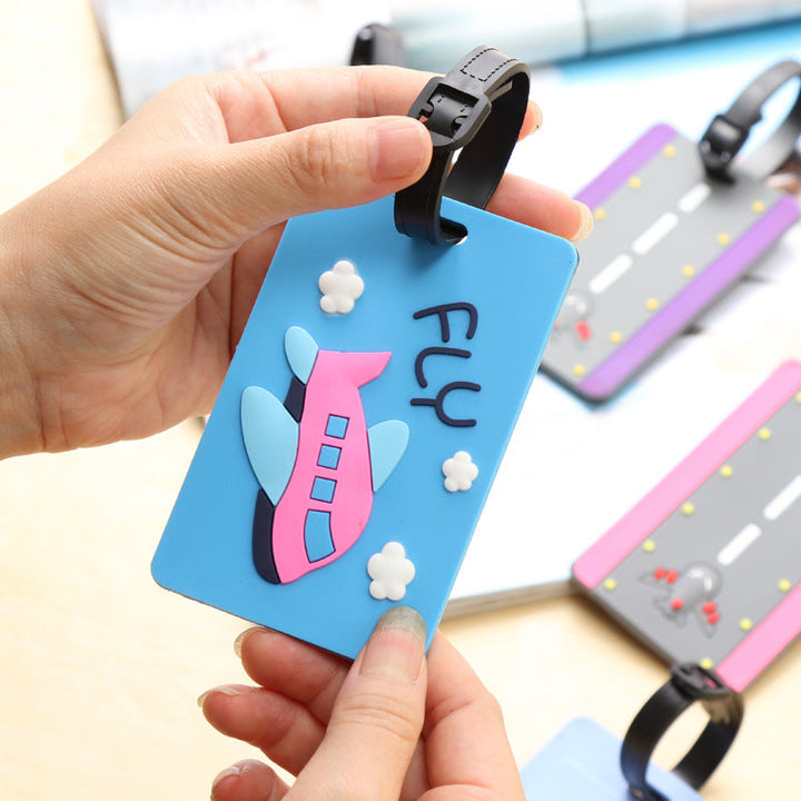 Unisex Whimsical Road-Themed Luggage Tag Kalsten
