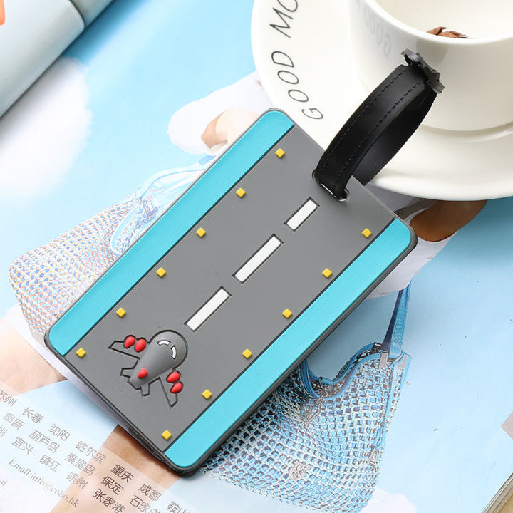 Unisex Whimsical Road-Themed Luggage Tag Kalsten