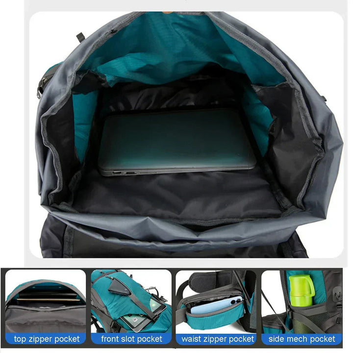 TerraVanta 70L Trekking Backpack – Master every path with comfort and unstoppable organization | Kalsten