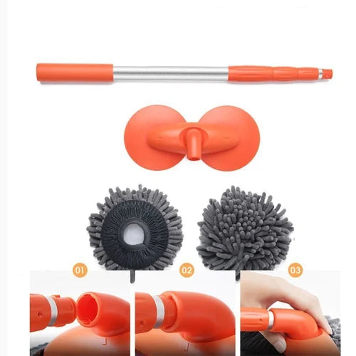 Extendable Double-Layer Car Wash Brush Skanto
