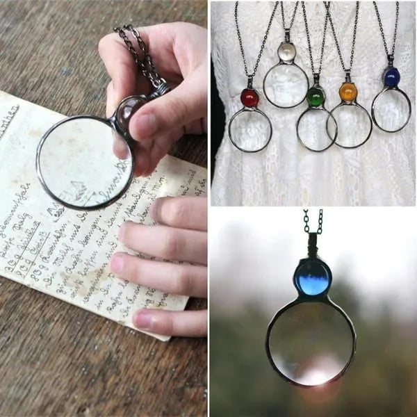 Kalsten | Necklace with magnifying pendant