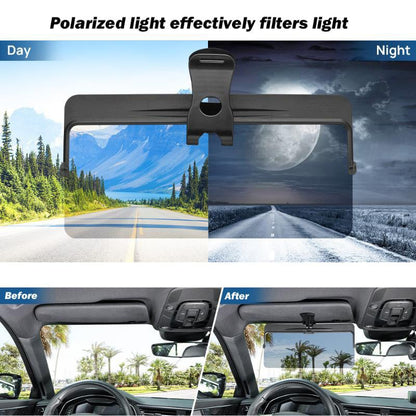 Skanto | Car Sun Visor with Polarized Glare Protection