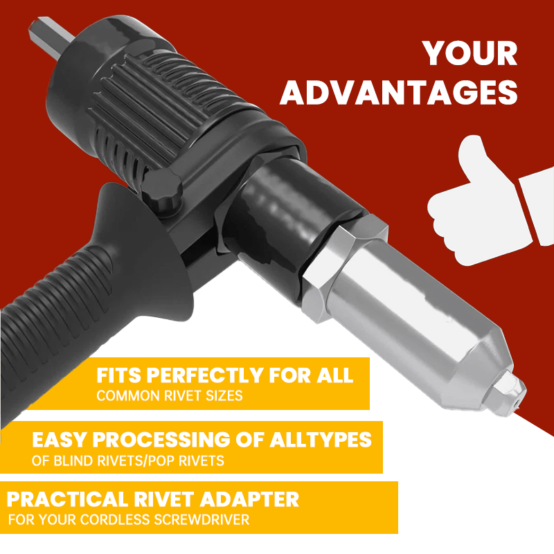 ProGrip — Turn your cordless screwdriver into a precise power machine for effortless riveting without exhaustion | Kalsten