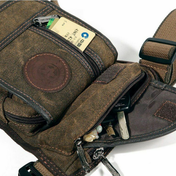 Skanto | Outdoor Leg Bag – Waterproof Motorcycle Thigh & Hip Pouch for Travel & Adventure