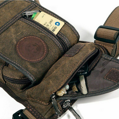 Skanto | Outdoor Leg Bag – Waterproof Motorcycle Thigh & Hip Pouch for Travel & Adventure