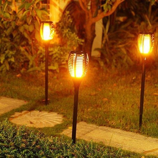 LED Solar Garden Torches Deluxe 96 LED (4 pieces) Kalsten