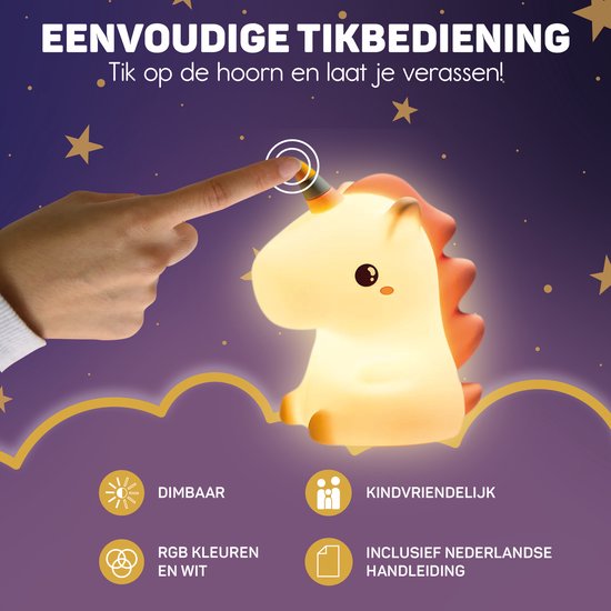 Unicorn Night Light - DreamCrest | Kalsten