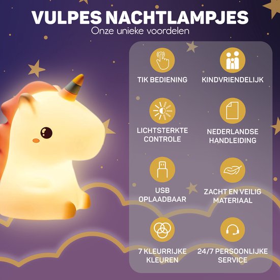 Unicorn Night Light - DreamCrest | Kalsten