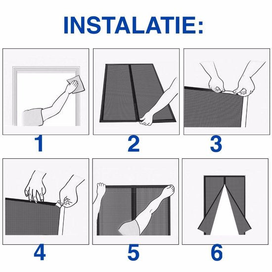 Slim Magnetic Insect Door Curtain – Auto Closing | Kalsten