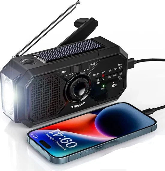 PowerGuard - Multifunctional Emergency Radio with Solar Panel | Kalsten
