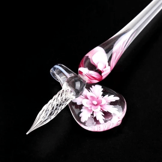 Kalsten | Glass Calligraphy Pen Set with Ink and Pen Holder
