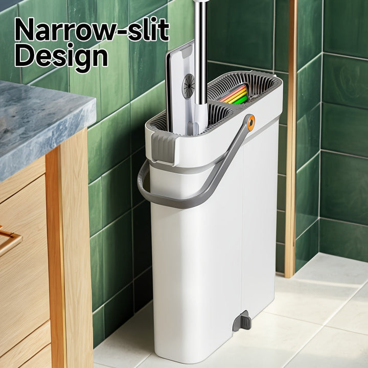Mop set with bucket | 33 cm or 40 cm flat mop | Kalsten