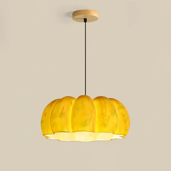 Eco-friendly Resin Pumpkin Pendant Light | Kalsten