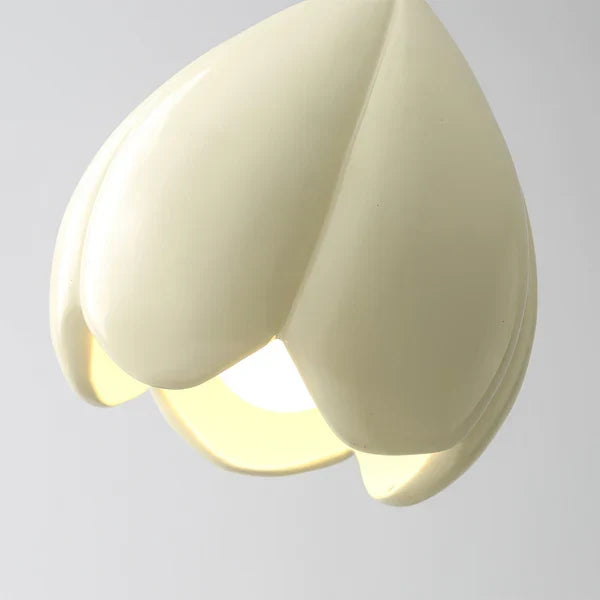 French Style Creamy Hanging Lamp Rustic Nature-Inspired Design Pendant Light | Kalsten