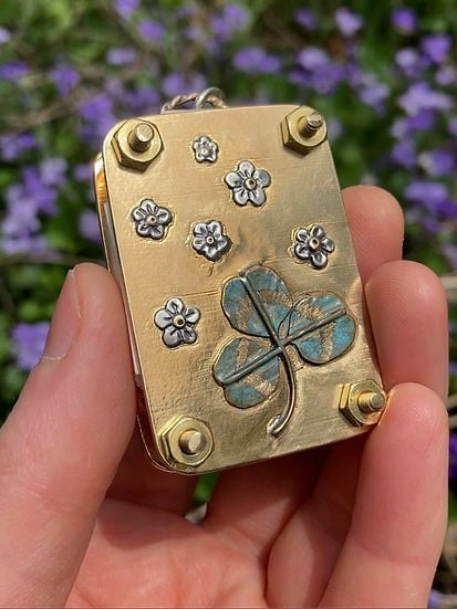 Kalsten | Mini Flower Press | Compact Botanical Keepsake Maker | Portable Craft Tool