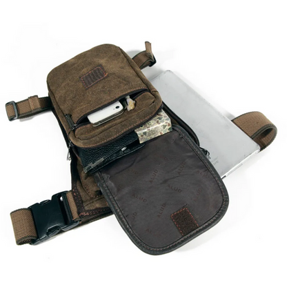 Skanto | Outdoor Leg Bag – Waterproof Motorcycle Thigh & Hip Pouch for Travel & Adventure