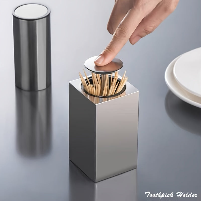 Kalsten | Stainless Steel Toothpick Holder – Hygienic and Easy Access to Toothpicks