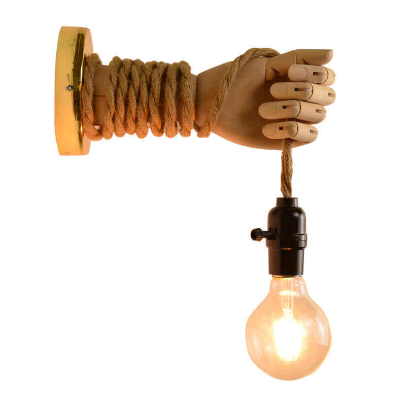 Wooden Bedside Wall Lamp Led European Creative Indoor Light | Kalsten