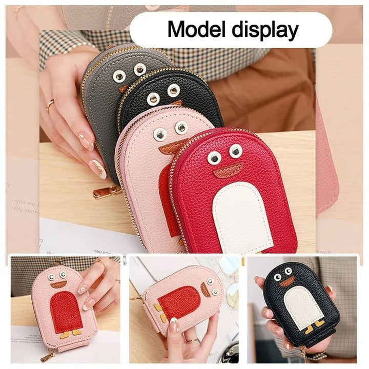 Kalsten | Cute Penguins PU Credit Card Coin Wallet