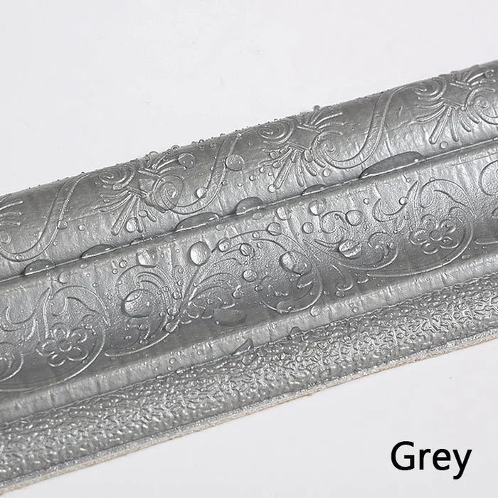 3D-wall trim - self-adhesive, environmentally protective 3D-wall trim with environmental protection