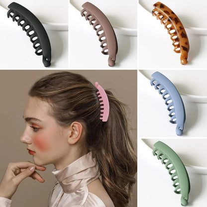 Large banana hair clips