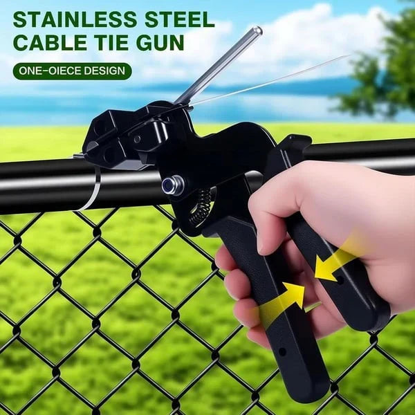 Stainless steel cable tie gun with 100 cable ties | Kalsten