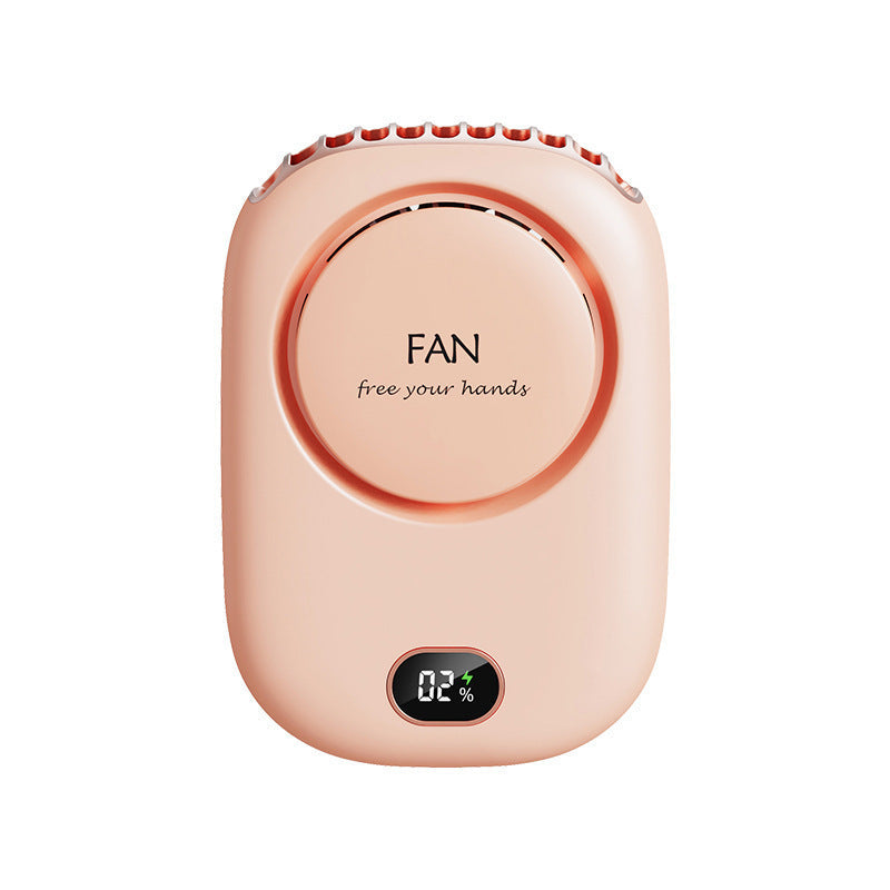 Silent Leafless Neck Fan with Digital Display | Kalsten