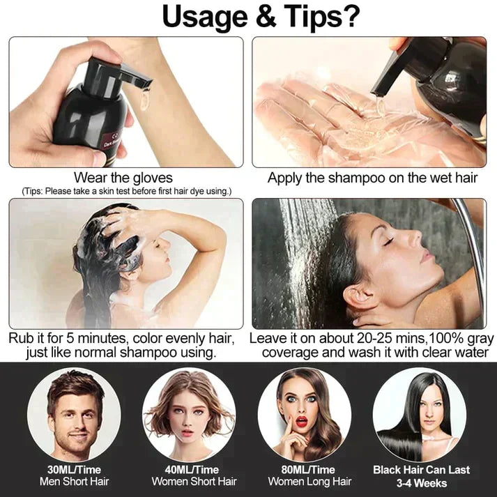Sort Ayurvedic Hair Color Shampoo – No Side Effects