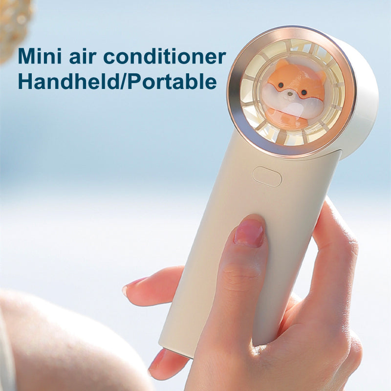 Lovely Squirrel Mini Pocket Fan USB Rechargeable Handheld Fan | Kalsten
