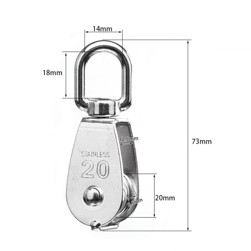 Skanto | Stainless Steel Swivel Wheel