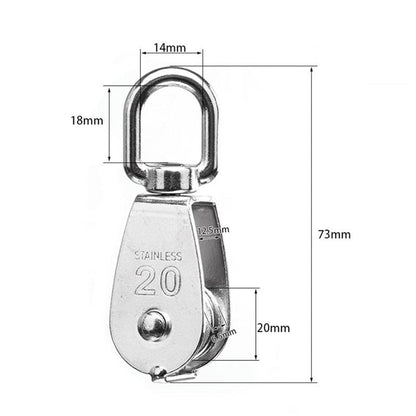 Skanto | Stainless Steel Swivel Wheel