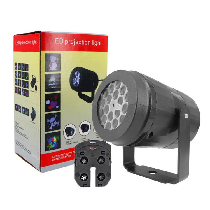 Outdoor LED Snowflake Christmas Projector (16 Patterns)