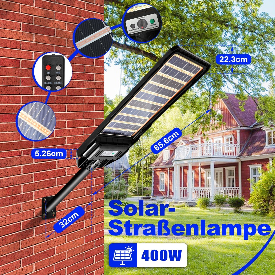 Solar lamp streetlight with motion sensor 300W/400W | Kalsten